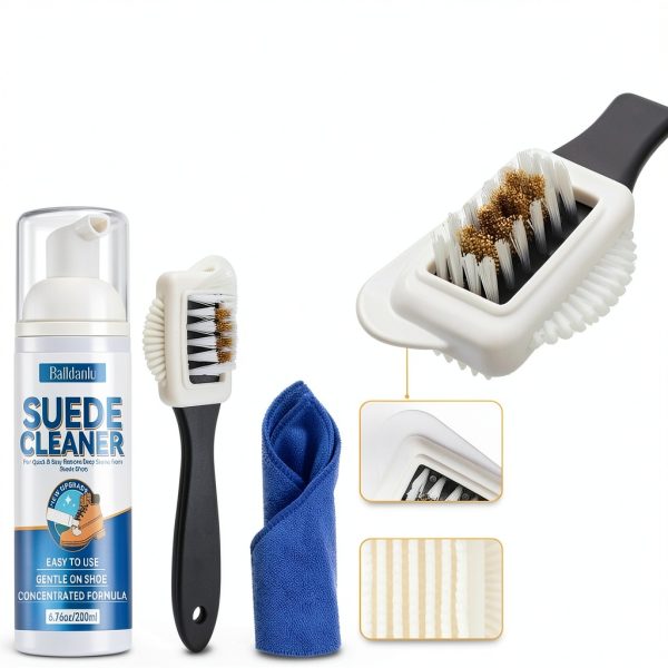 Suede Shoe Cleaner Balldanlu Powerful Foam for Men-4