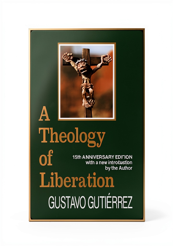 Reader studying Christian Liberation Theology on a tablet