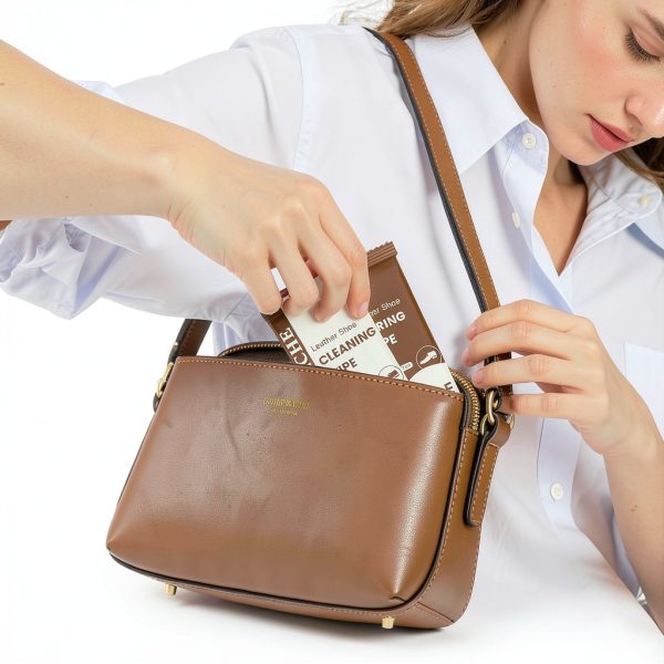 Leather Cleaning Wipes OAKDOLCHE 70‑Piece 2‑in‑1-4