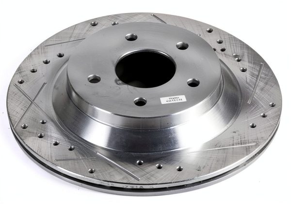 Power Stop Evolution Drill Slot Front Brake Rotor AR8220XPR Cast Iron-3