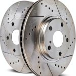 Power Stop Evolution Drill Slot Front Brake Rotor AR8220XPR Cast Iron-0
