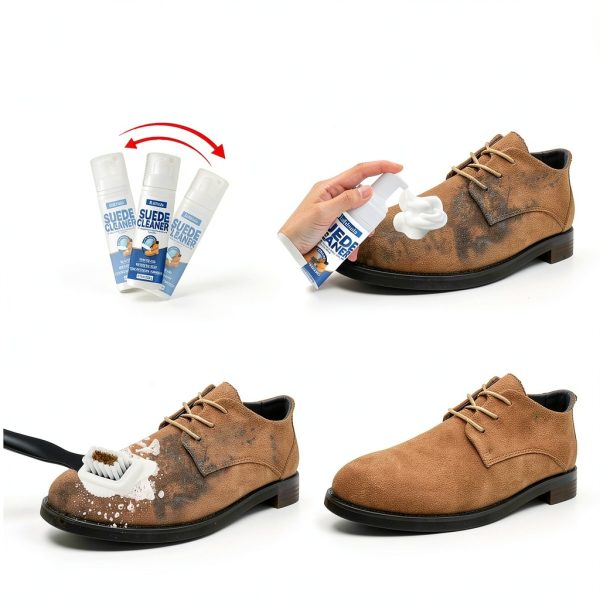 Suede Shoe Cleaner Balldanlu Powerful Foam for Men-6