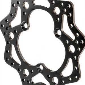 Wilwood Rear Brake Rotor 160-10475 Alloy Steel Drilled Scalloped-0