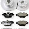 Power Stop Euro-Stop Rear Disc Brake Rotors ESK6715 High Carbon Geomet-0