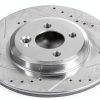Power Stop Evolution Drill/Slot Brake Rotor Iron Machined Front-2