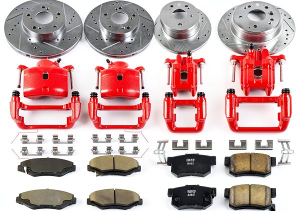 Power Stop Rear Steel Brake Rotor Kit for 2003-2011 Honda Element-1