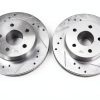 Power Stop Evolution Drill Slot Brake Rotor Cool Design Rear-2