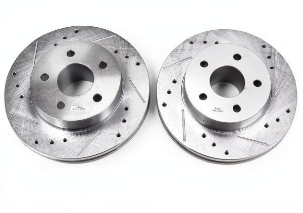 Power Stop Evolution Drill Slot Brake Rotor Cool Design Rear-2