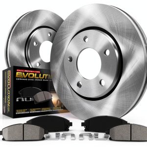 Power Stop KOE2310 Rear Brake Kit with Ceramic Pads and OE Rotors-0