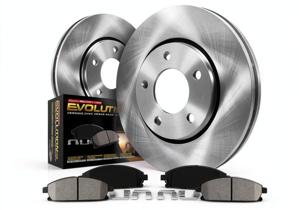 Power Stop KOE2310 Rear Brake Kit with Ceramic Pads and OE Rotors-0