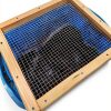 Soil sifter, 1/2" hardware cloth, great for sifting soils with large rocks-1