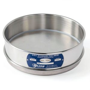 No. 100 Mesh Sieve Gilson Lab Sieve All Stainless Full Height 8"-0