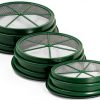 Gold Sifting Classifier 3-Piece Set DRAGONXT 13¼" Stackable Sieves-4