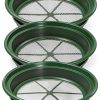 Gold Sifting Classifier 3-Piece Set DRAGONXT 13¼" Stackable Sieves-0