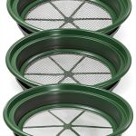 Gold Sifting Classifier 3-Piece Set DRAGONXT 13¼" Stackable Sieves-0