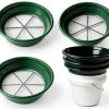 Gold Sifting Classifier 3-Piece Set DRAGONXT 13¼" Stackable Sieves-3